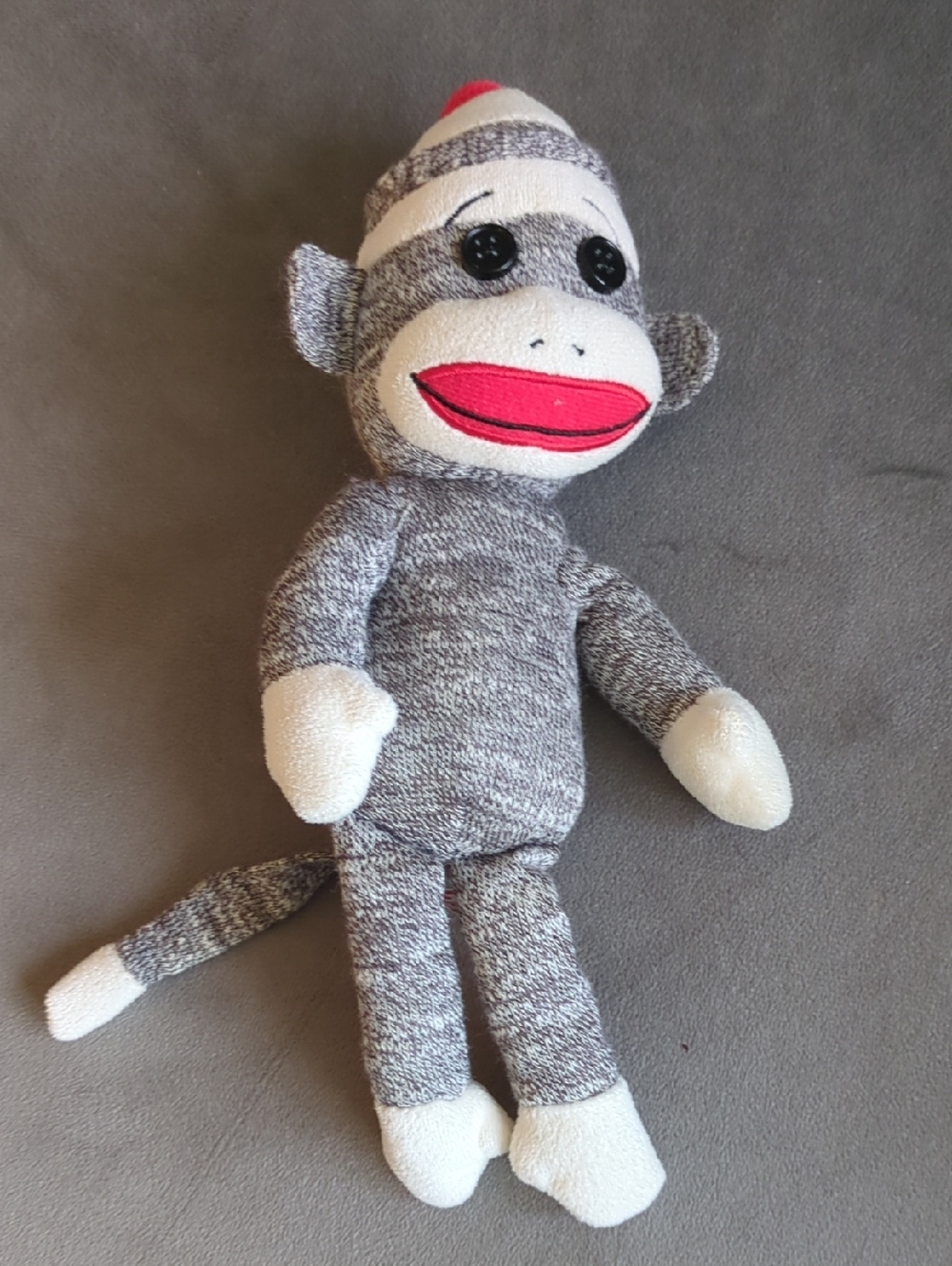 🦋5/25$ Socks the Sock Monkey Plush Toy - Soft Kids Stuffed Animal